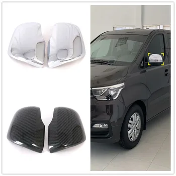 

Car Styling Exterior Side Door Rearview Mirror Frame Cover Trim 2pcs For Hyundai H-1 Grand Starex iLoad iMax i800 2008-2020
