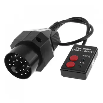 

20 Pin 12V ABS Sockets Oil Service Reset Car Diagnostic Tool with Indicator Light Fit for 1982-2001 BMW