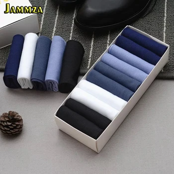 

5Pairs/Lot New Men Socks for spring summer bamboo fiber Breathable Silk Socks Black White Business Ultra-thin Solid Socks