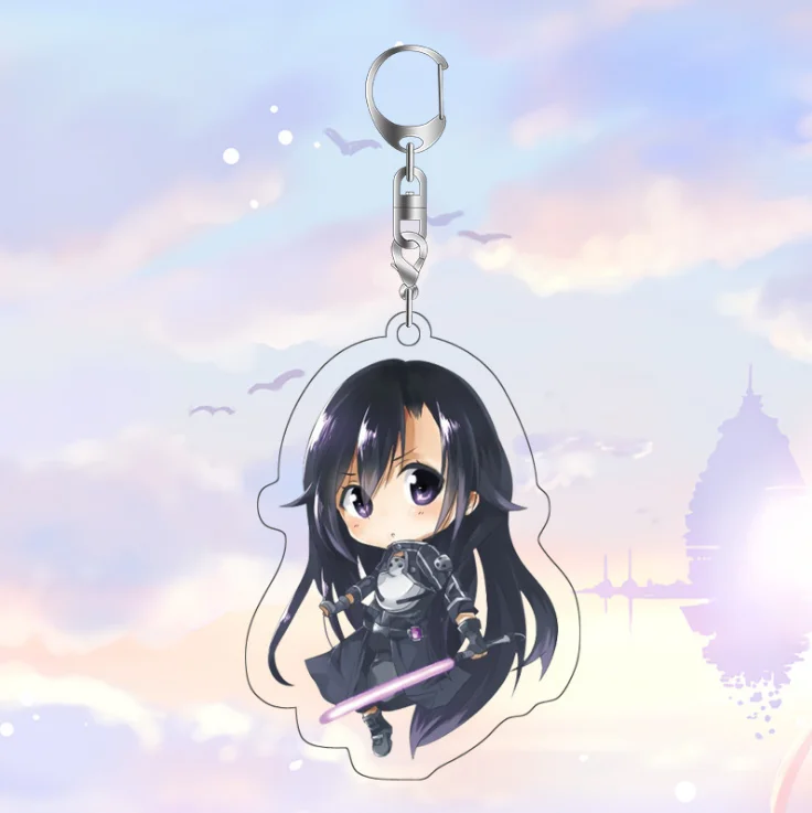 Sword Art Online SAO Kirigaya Kazuto Yui Yuuki Asuna Kirigaya Suguha Косплей акриловые фигурки сумки кулон брелок с игрушкой - Цвет: 10