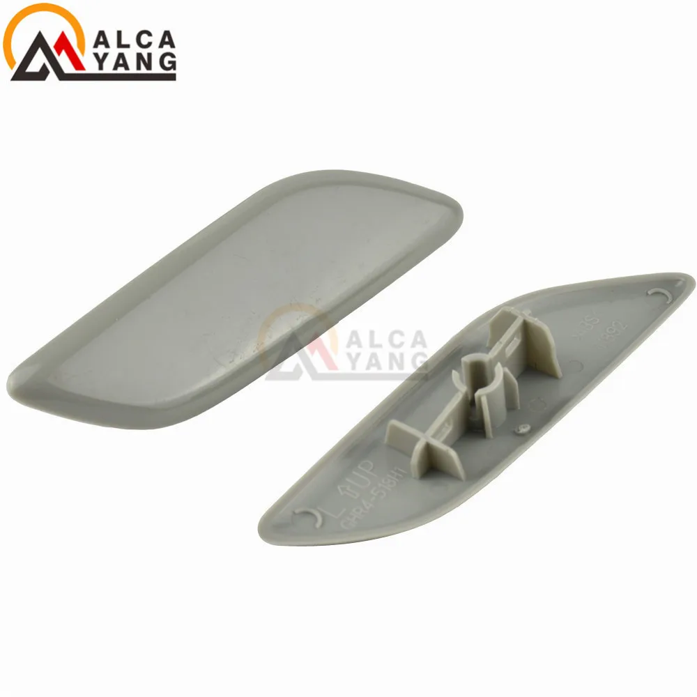 

2PCS Car Headlight Washer Nozzle Cap For Mazda 6 atenza 2012-2015 Headlamp Spray Water Jet Cover GHR4-51-8H1