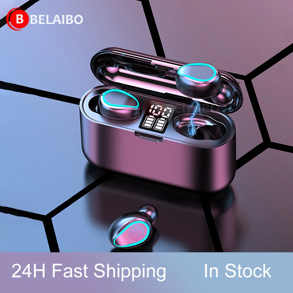 Auriculares Tws F9 Inalmbricos Por Bluetooth 50 Cascos A Age Auriculares Tws F9 Inalmbricos Por Bluetooth 50 Cascos A Age