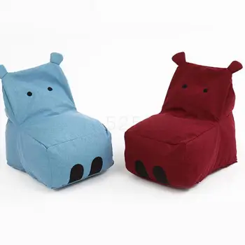 

Hippo Children's Sofa Baby Lazy Sofa Bean Bag Boy Girl Princess Fashion Creative Cloth Art Small Sofa Chair