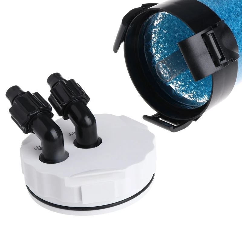 Aquarium Pre Filter External Sponge Barrel For Fish Tank QZ-30 Turtle Box Device