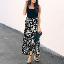 Пляжная полиэфирная Сексуальная леопардовая расцветка, для покупок, тонкая, для путешествий, на завязках, с высокой талией, мягкая, повседневная, для женщин, летняя юбка