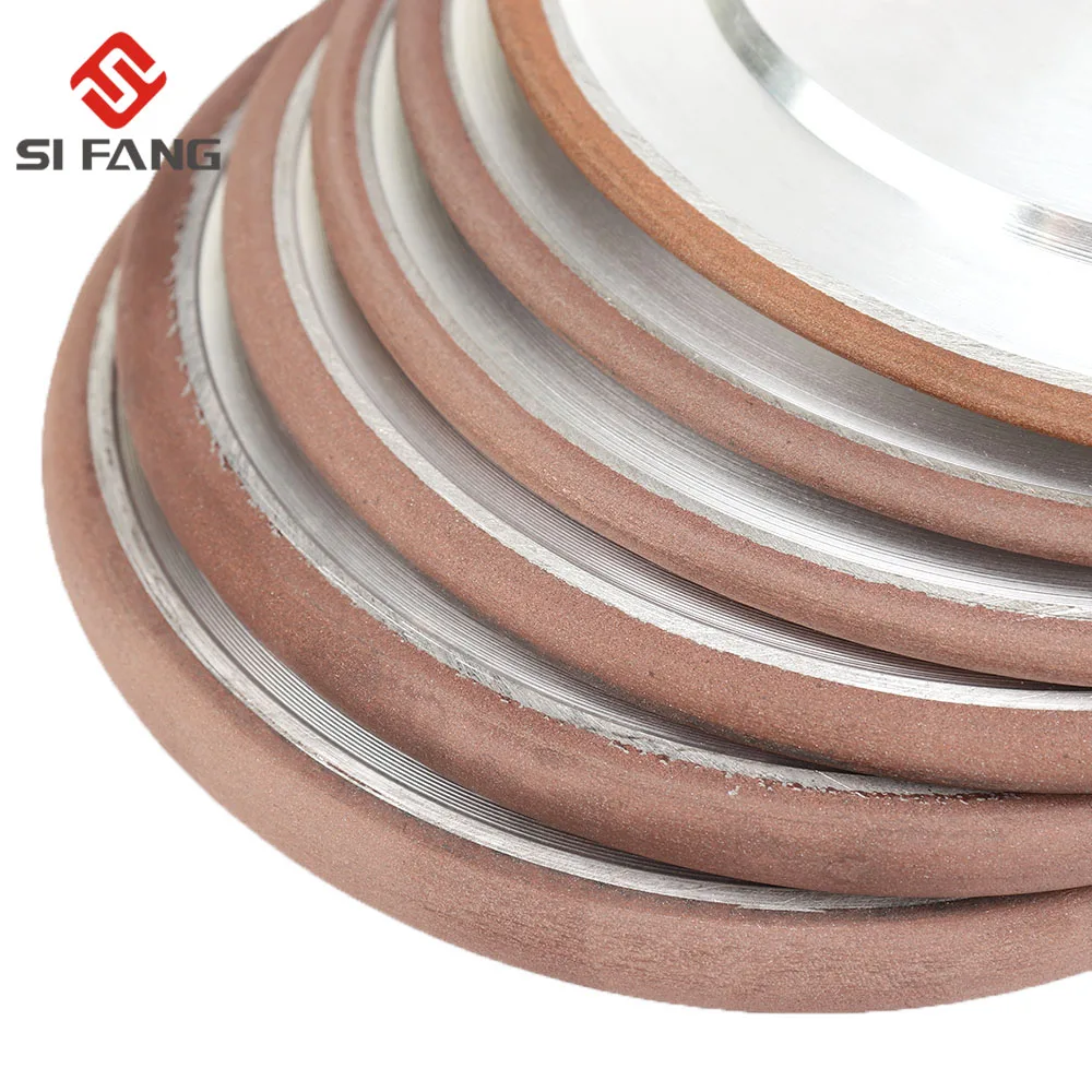 150mm Diamond Grinding Wheel 150mm Circular edge diamond Disc grinding wheel for Metal Tungsten Steel Milling Cutter Tool R1 R1.5 R2 R3 R4 R5