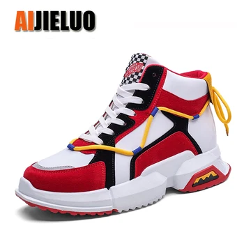 

Mens Fashion Sneakers Light Weight Athletic Men's Sports Shoes Lace Up Training Tennis Casual Shoes Zapatos Para Mujer