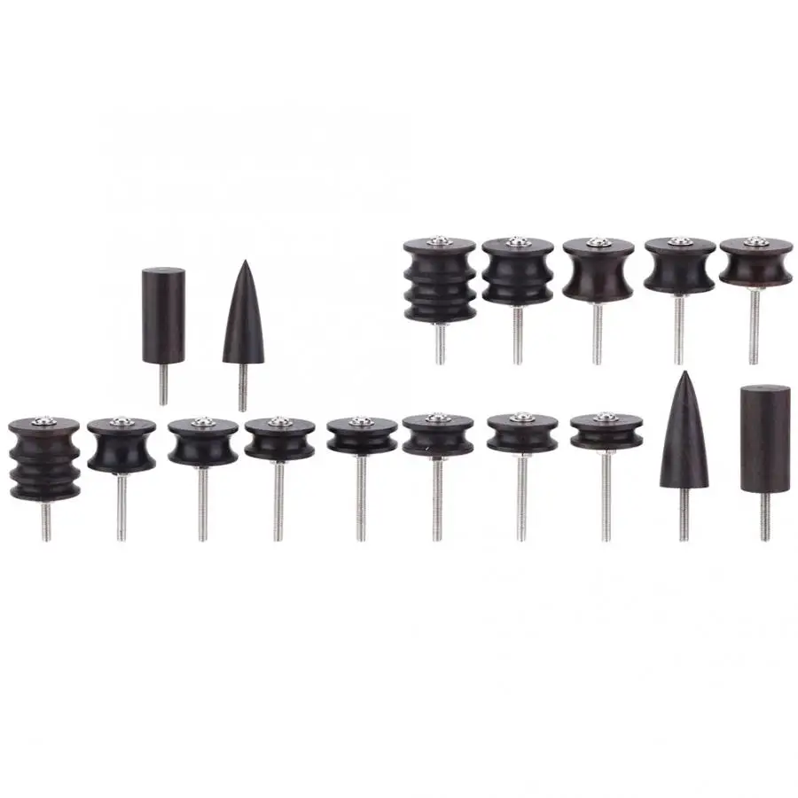 Деревянный полировщик кожи Кожа полированный инструмент DIY Ebony электрический шлифовальный инструмент кожа ремесло инструмент