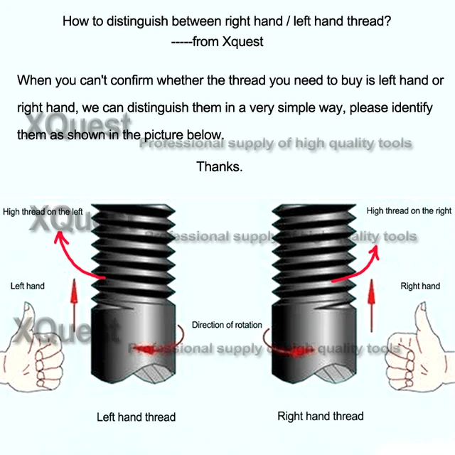 Maschio Filettatura 3/8-32 UNEF HSS - Per Acciaio, Ottone, Alluminio, Mano Destra - Foto 10