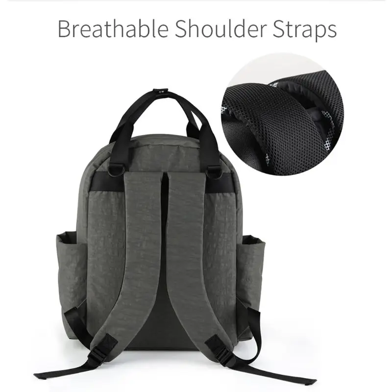 Многофункциональная, для детских подгузников путешествие в мумию рюкзак большой емкости подгузник сумка с пеленальной прокладкой и лямками для коляски