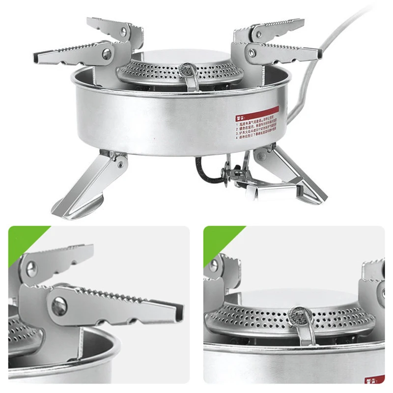 

2200W Camping Gasoline Stove Cooking Picnic Cooker Hiking Equipment Split Gas Burning Stove