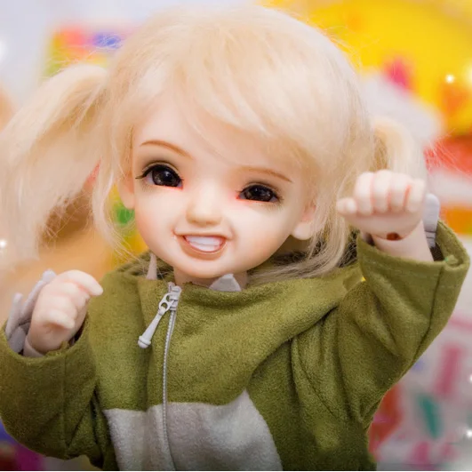 

1/6 scale nude BJD doll cute kid Smiling girl BJD/SD Resin figure doll Model Toy.Not included Clothes,shoes,wig A0226KIWI YOSD