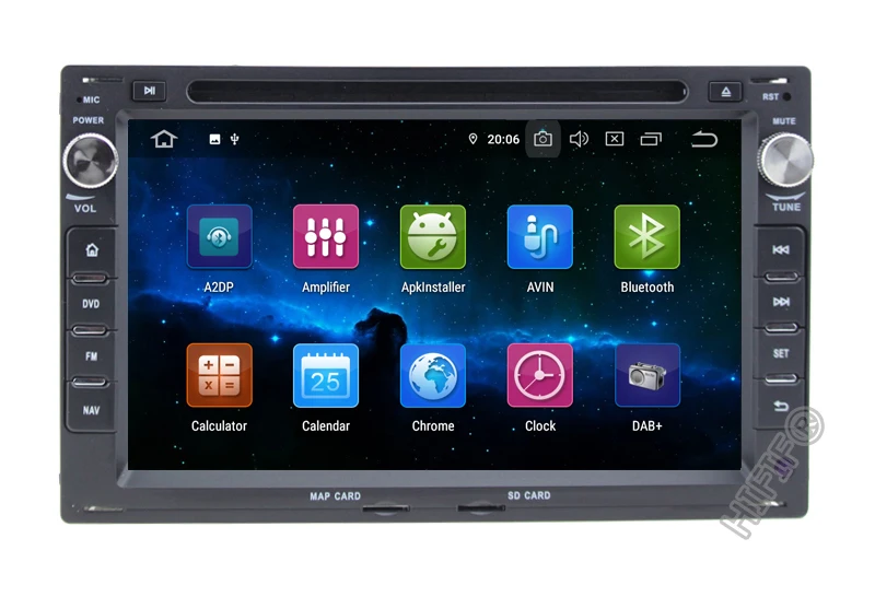 Cheap DSP Car Multimedia Player Android 9.0 2 Din Stereo System For VW/Volkswagen/Passat/Golf/Skoda Octa Core 4GB RAM Wifi USB DVD DVR 6