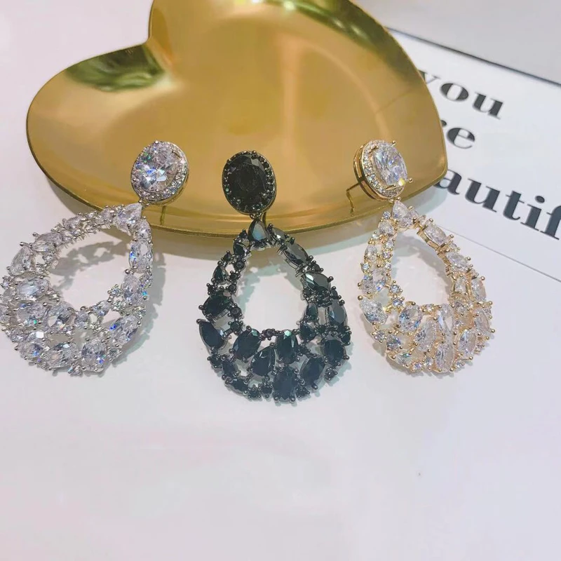 

Женские серьги-подвески Be 8, роскошные очаровывает серьги, свадебные с кубическим цирконом, из Дубая, 2020, E887