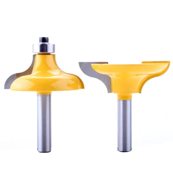 

2PC 8Mm Shank Entry Door for Long Tenons Router Bit Woodworking Cutter Woodworking Bits Tenon Cutter for Woodworking Tools