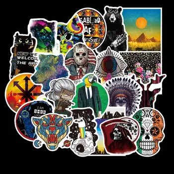 

100 PCS No Repeat Graffiti Stickers Skateboard Waterproof Sticker for Luggage Box Guitar Phone Laptop Bicycle Moto Stickers