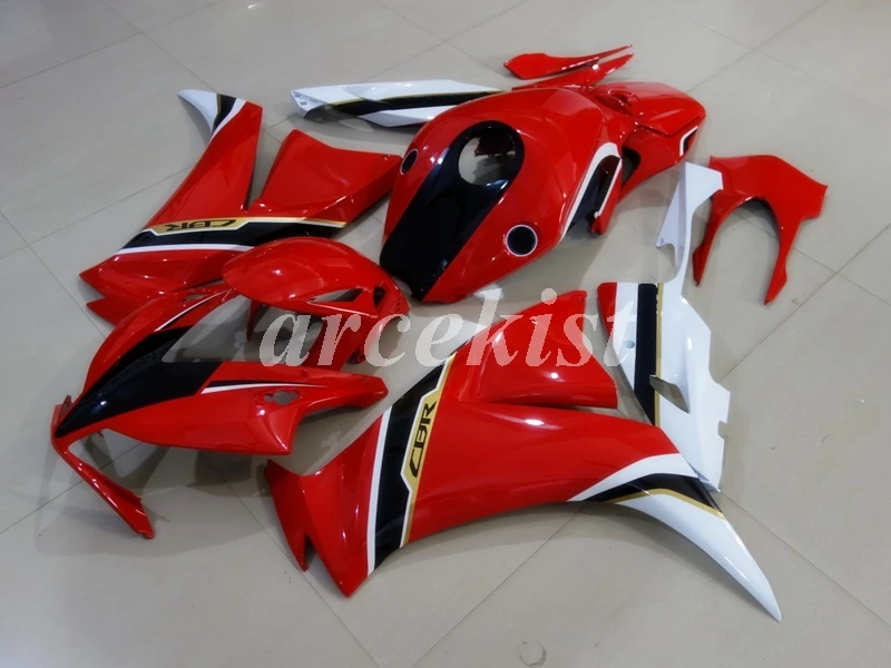 Инъекций из АБС-пластика для мотоцикла обтекатели комплект Подходит для HONDA CBR1000RR 2012 2013 1000 RR CBR1000 тела комплект красный Прохладный