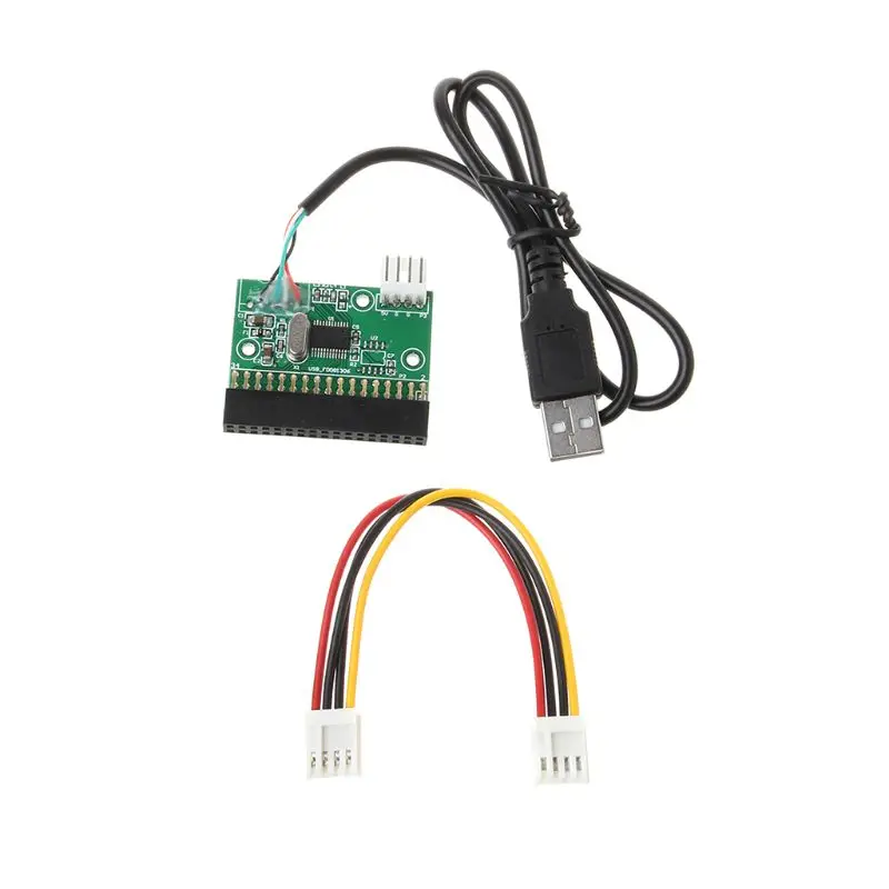 Adaptador de Cabo Usb 1.44mb 3.5 Conector de Unidade de Disquete de 34pin para Placa Pcb