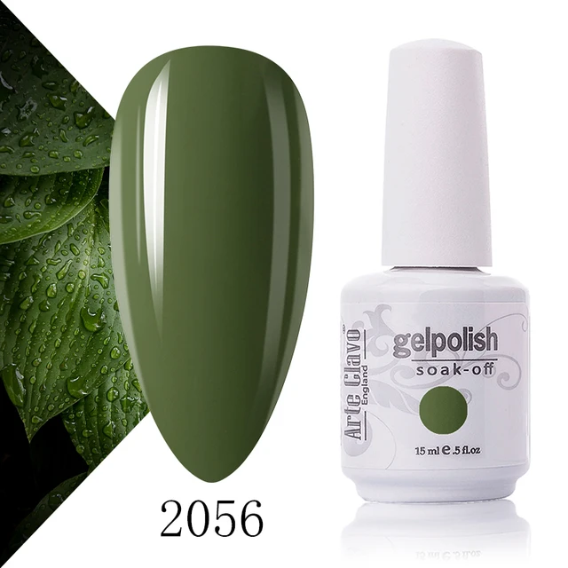 Arte Clavo 131 Colors Gel Polish Nail Gel Varnish Paint Semi Permanent Nails Art Gel Nail Polish For Manicure Top Coat Base Coat 2056