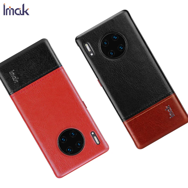 Роскошные Чехлы Imak Ruiyi для huawei mate 30 Pro mate 30 Pro, тонкий чехол для задней крышки телефона, жесткий чехол для ПУ ПК, деловые обложки