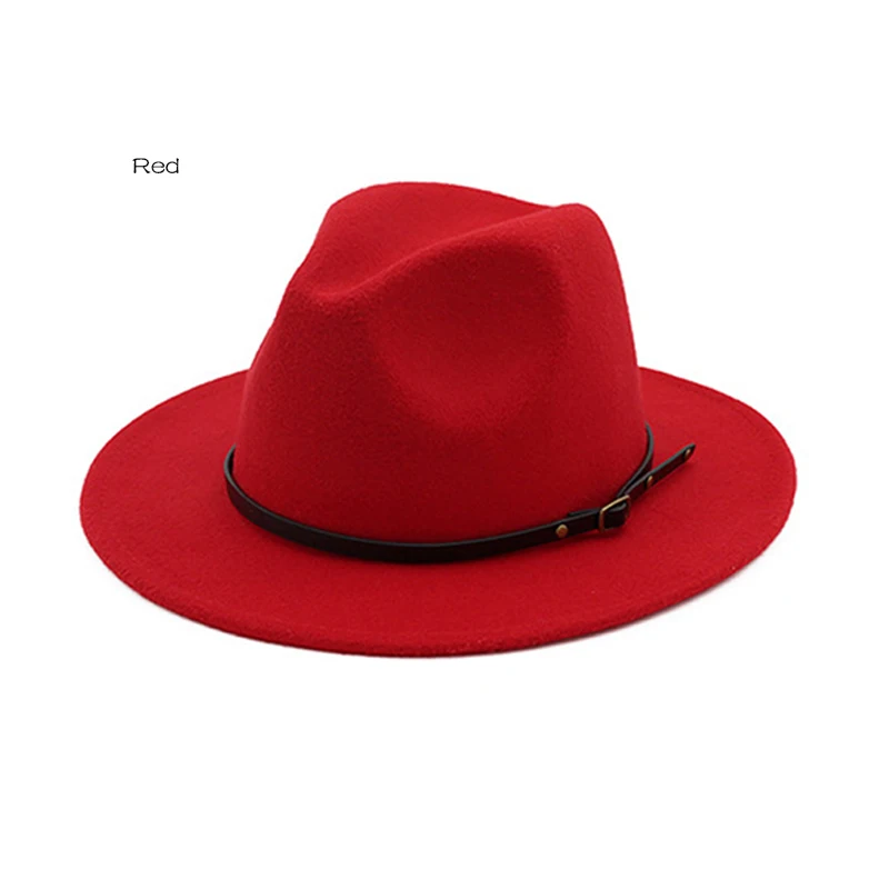 FS Chapeau Fedora шляпа сомбреро для мужчин и женщин шерстяная зимняя фетровая джазовая шляпа модная черная шляпа с широкими полями Панама Трилби осень