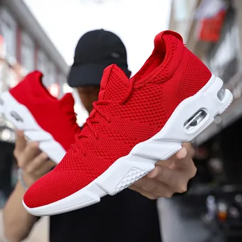 

New Arrival Brand Designer Sport Running Shoes Air Cushion Lightweight Breathable Sneakers Spring Fashion Men Running Shoes