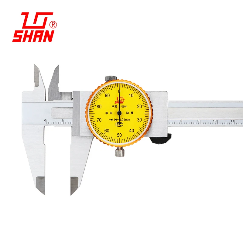  0-150 0-200 0-300 mm caliper 0.01 dial vernier caliper Dial calipers High precision stainless steel