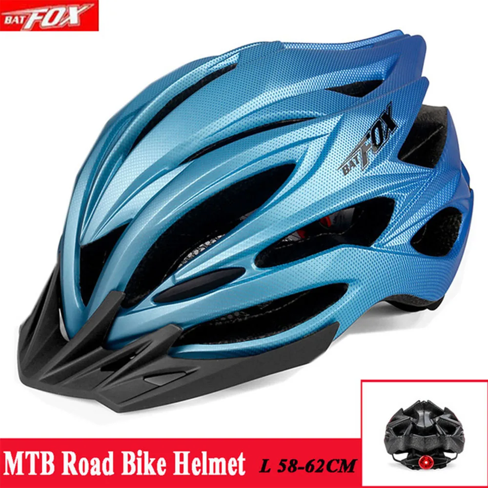 

BATFOX 2020 New arrive Bicycle Cycling Helmets Wen Woman Ultralight MTB Road Bike Helmet Integrally-mold Safely Cap
