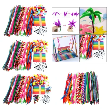 

Kids Arts and Crafts Kit for Toddlers with Pipe Cleaners School Arts Set