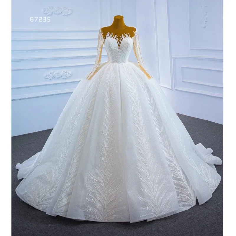 『Cheap!!!』- 2021 Vestidos De Noiva Plus Size Ball Gown Wedding
Dresses For Women Lace Bridal Gowns Long Sleeves Vintage White Robe De
Mariee