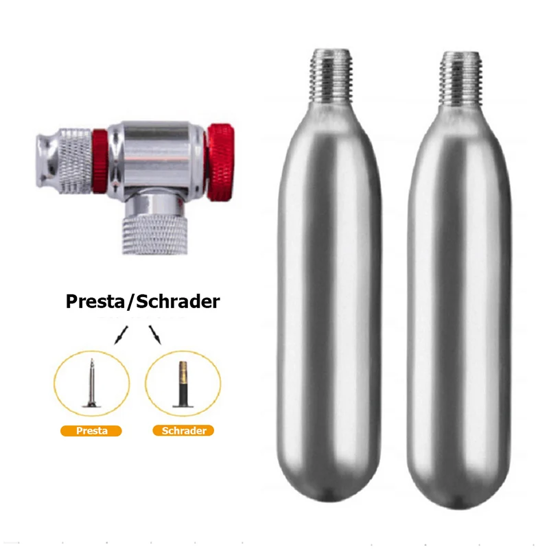 Bicycle Mini Pump CO2 Portable MTB Road Bike Air Inflator Cycling Tire Schrader Presta Alloy Bike Pump Bicycle AccessoriesBC0281