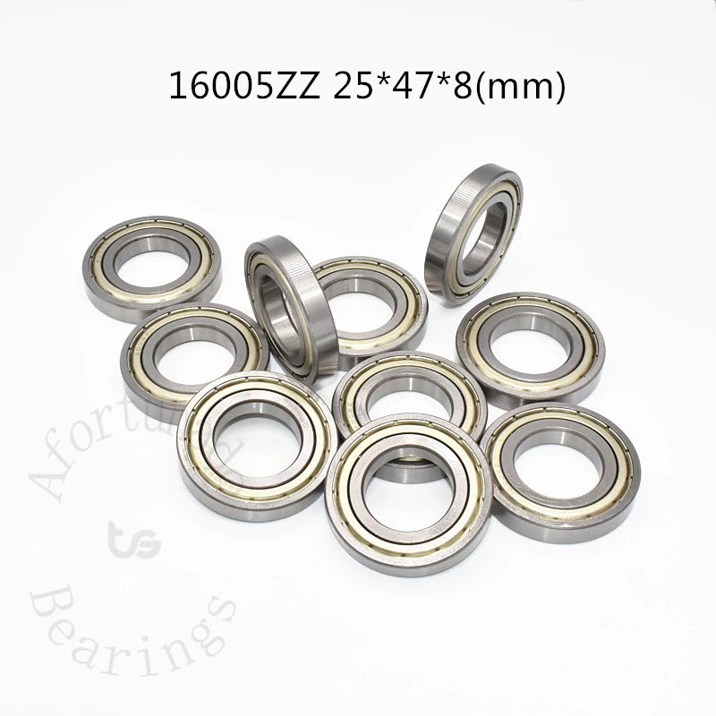 

16005ZZ 25*47*8 mm 1Piece bearing 16005 16005ZZ chrome steel deep groove bearing
