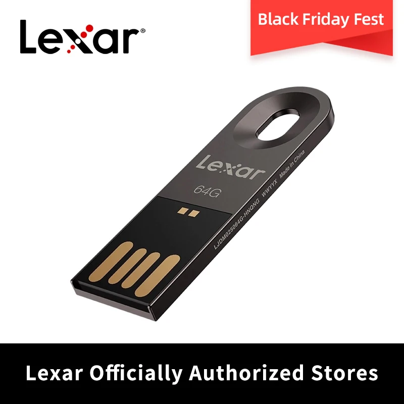 

Lexar USB Flash Drive Pendrive 64GB High Speed Mini Memory Stick Storage USB 2.0 M25