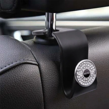 

1/2PC Multifunction Car Seat Back Hooks Headrest Mount Storage Hook For BMW Mini Cooper One S JCW R55 R56 R60 F55 F56 Countryman