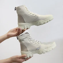 Женские ботинки Martin в стиле ретро; женские ботильоны; военные кроссовки; дышащая спортивная обувь с высоким берцем; повседневная обувь, увеличивающая рост