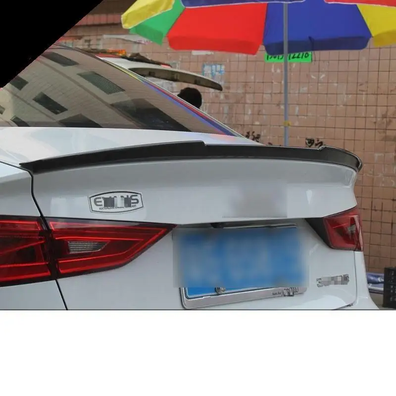 Automovil украшения автомобиля персонализированные декоративные модифицированные аксессуары молдинги запчасти Спойлеры крылья 17 18 для Audi A3 - Цвет: MODEL O