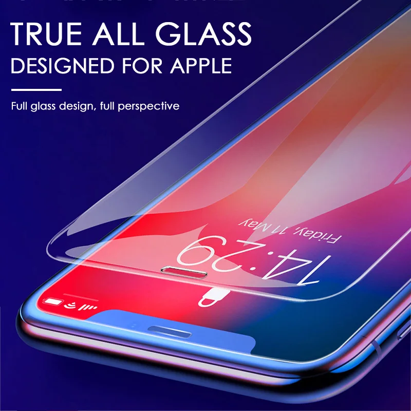 3 шт. Защитное стекло для iPhone 11 Pro X XR XS Max закаленное защитное стекло для iPhone 7 8 6 6s Plus 11 PRO Max стекло