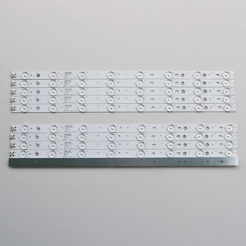 

10Pieces LED Backlight strip 8lamp For Hai er LE48G520N LS48H310G Light Bar LE48D8-03(D) 30348008220 screen LSC480HN10