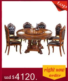 Masa Sandalye Sala De Jantar Esstisch Tafel Redonda Eettafel Tisch обеденный набор европейский стол