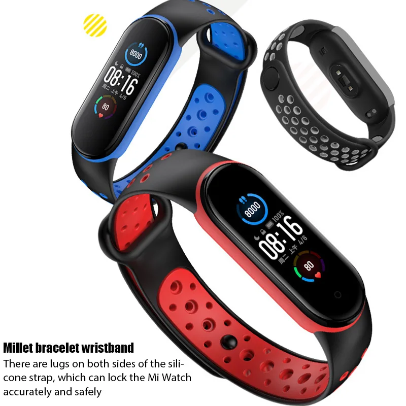 Версия для Xiaomi Mi Band Nike подходит для mi band 6 5 4, смарт-ремешок  для mi band 5 4, спортивный ремешок может заменить Mi Band 5 6, 3 шт. -  купить по выгодной цене | AliExpress