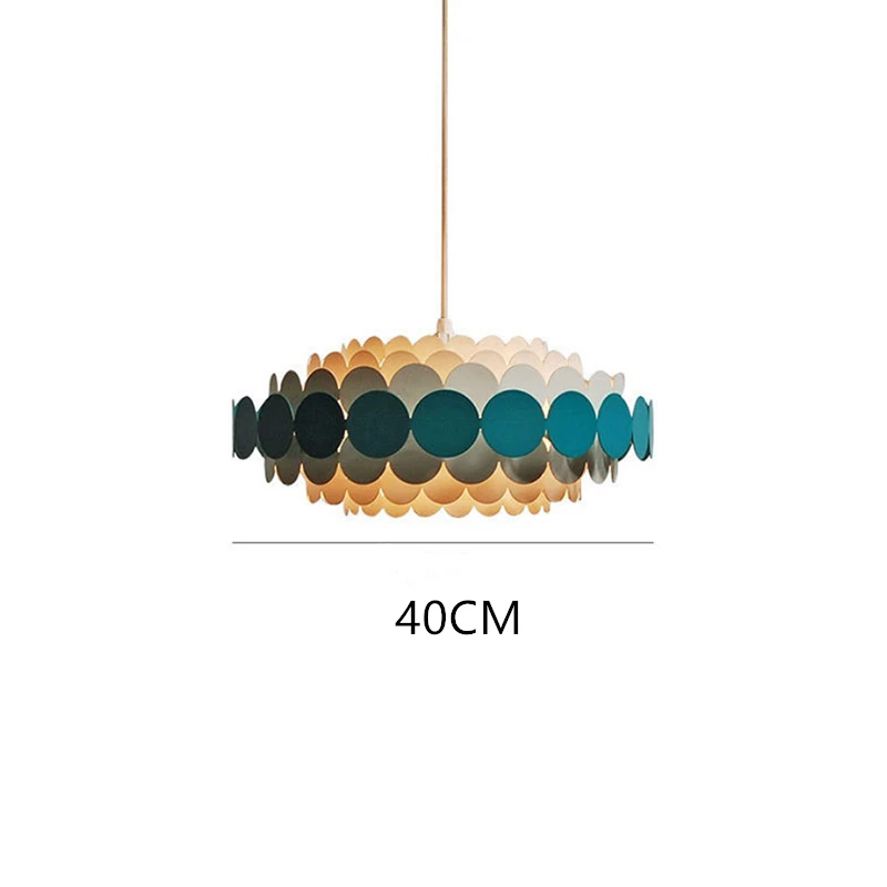 Blue style 40CM Современные Люстры с дистанционным управлением, светодиодный светильник для гостиной, спальни, кабинета, оригинальное поверхностное крепление, декоративные AC85-265V - Цвет корпуса: Blue style 40CM