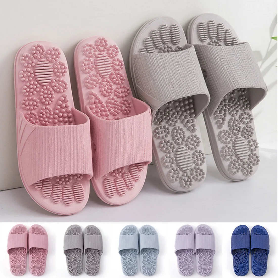 Новинка 2020 массажные тапочки для ног домашняя летняя обувь пар домашние Тапочки