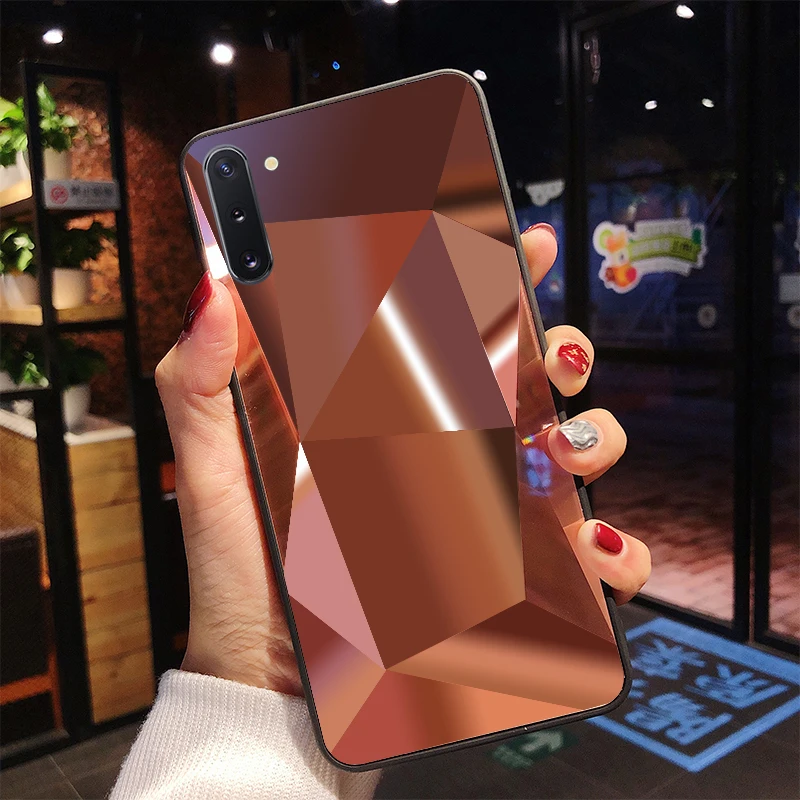 Алмазный 3D зеркало телефона чехол s для samsung Galaxy S10 S10E S9 S8 Plus Note 10 Pro 9 Mate 8 крышка для A10 A10S A20 A30 A40 A50 A70 чехол