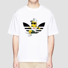 Мужские футболки с короткими рукавами; семейные мужские повседневные футболки Симпсона; одежда для фитнеса