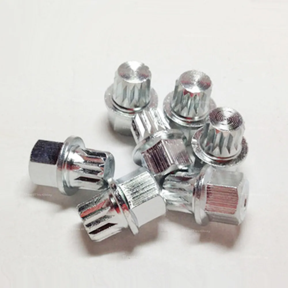 Wheel Bolt Lock CloudFireGlory 8D0601139F Anti-theft Wheel Screw Bolt Lock Nut Key Adapter #000-#009 For Bora Golf Jetta Passat For A4 A6 A8 TT
