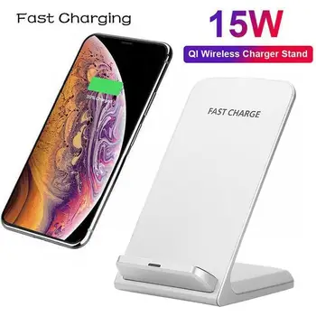 

15W Qi Wireless Charger Charging Pad For iPhone 11 XS MAX XR 8 Samsung S9 S8 S10