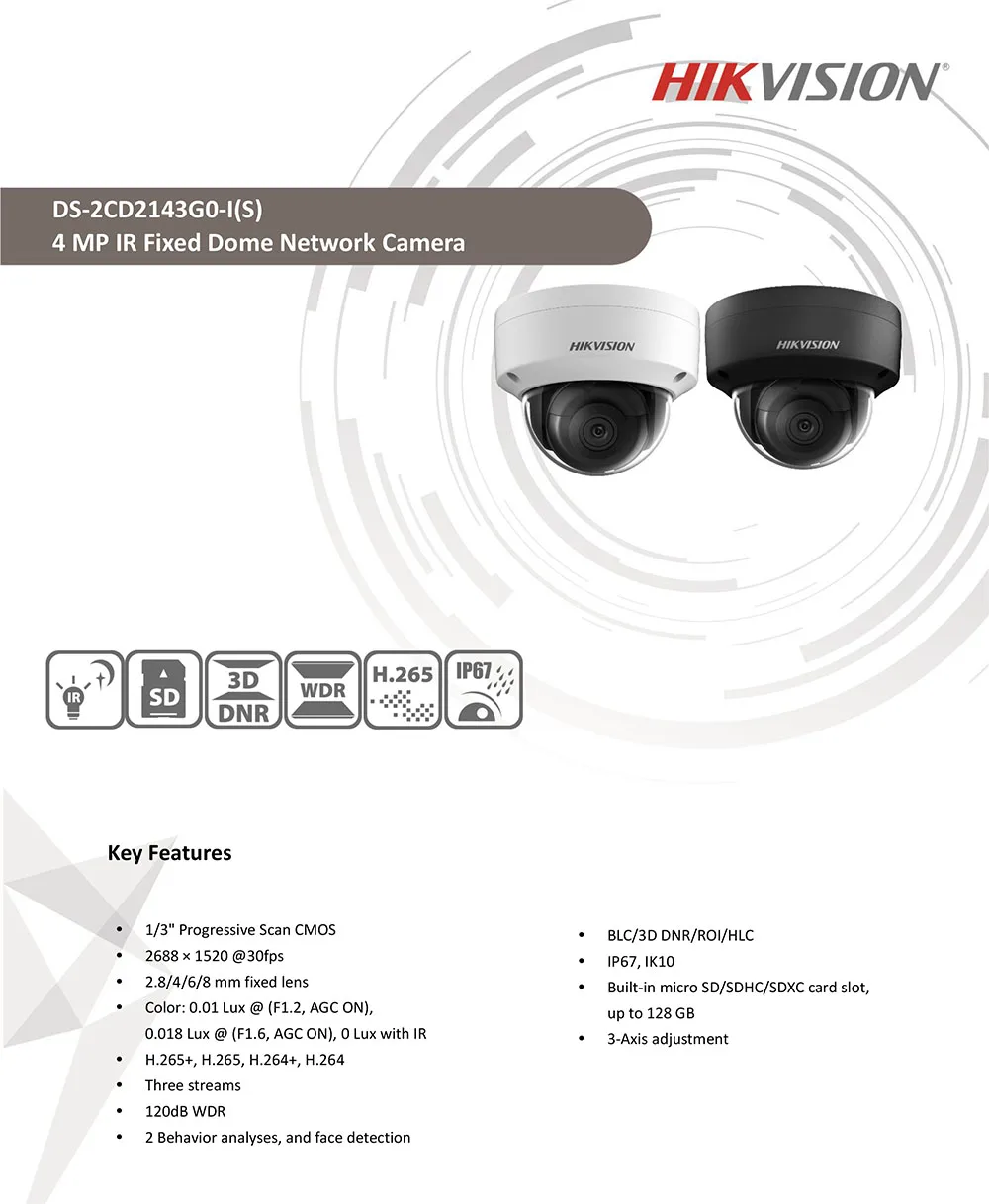 8CH Hikvision POE NVR комплекты видеонаблюдения с 4 шт. 8MP ip-камера Сетевая безопасность ночное видение CCTV системы безопасности наборы