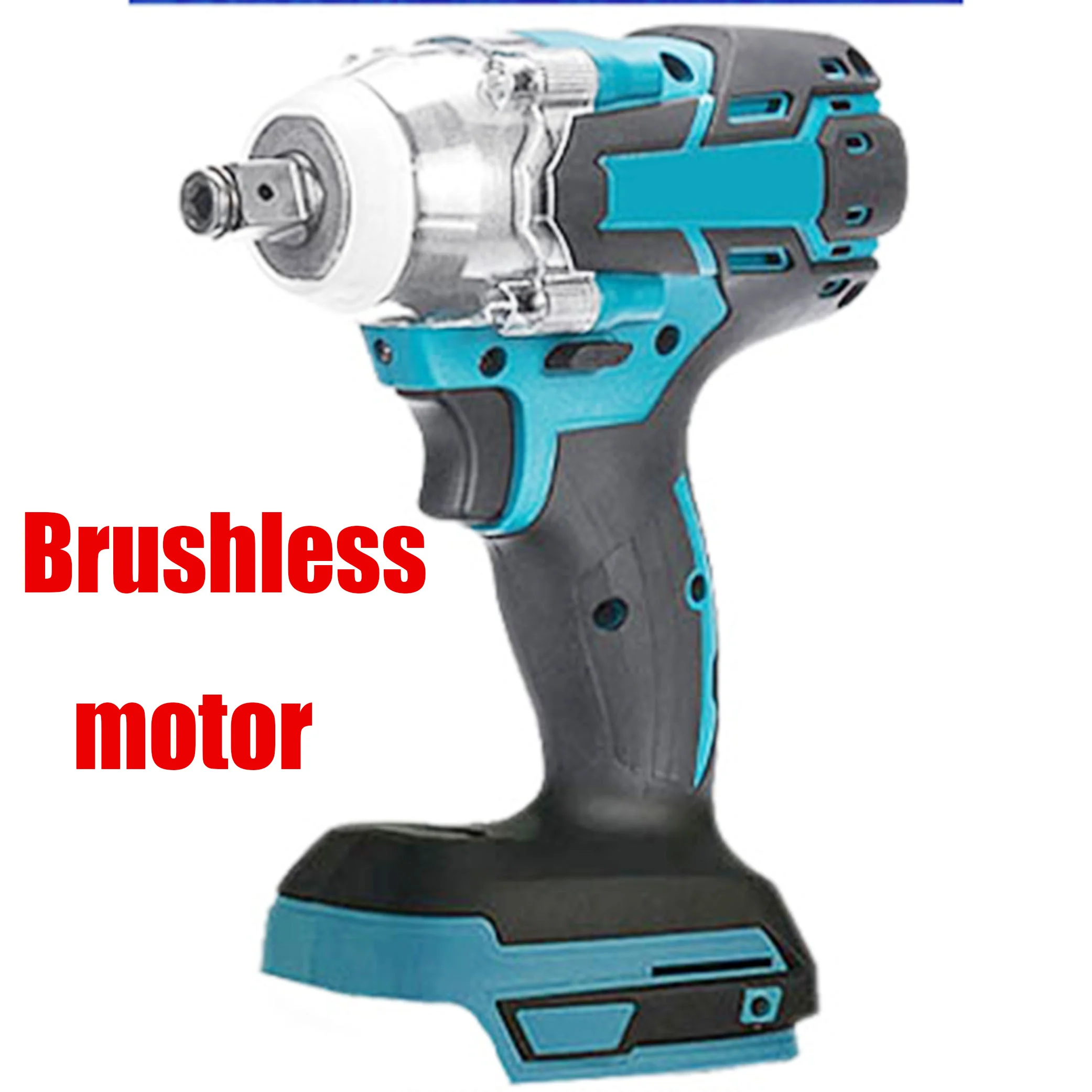 18V 588N.m Li-Ion Cordless Impact Wrench Driver Torque 1/2'' Socket Electric Replacement For Makita Battery Household Car |