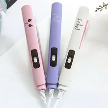 Cartoon Cactus Electric Splint Straight Hair Curlers Mini Straight Roll Dual-use Inside Button Straight Clip