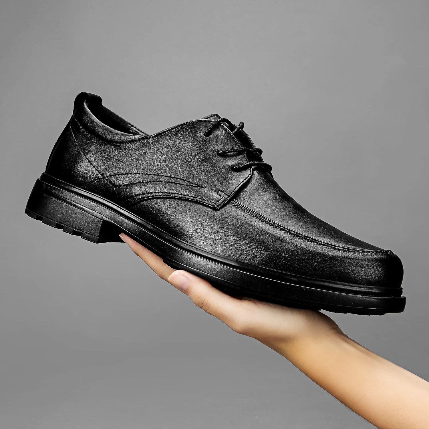Designer Formal Men Dress Shoes Male Leather Classic Brogue Flats Oxfords For Wedding Office Business Big Size 48 | Обувь